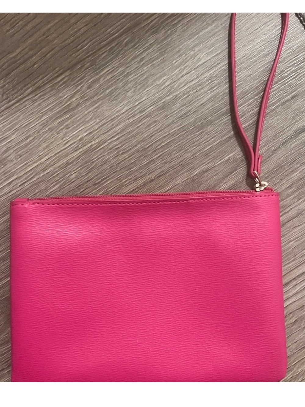 Kate Spade New York Pink Leather Zip Wristlet Clutch Pouch Wallet - Picture 3 of 5